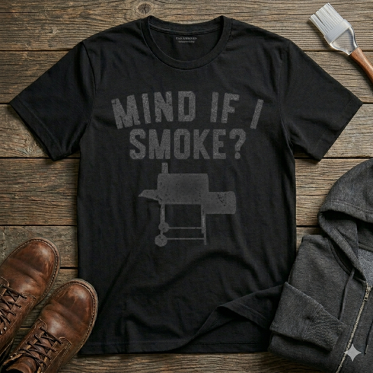 "Mind If I Smoke?" BBQ Smoker T-Shirt