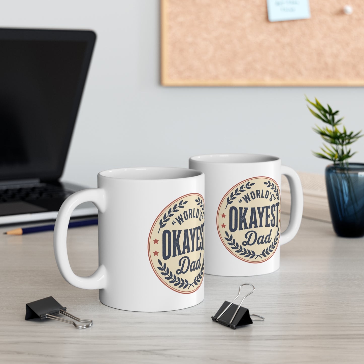 World's Okayest Dad Coffee Mug (11oz)