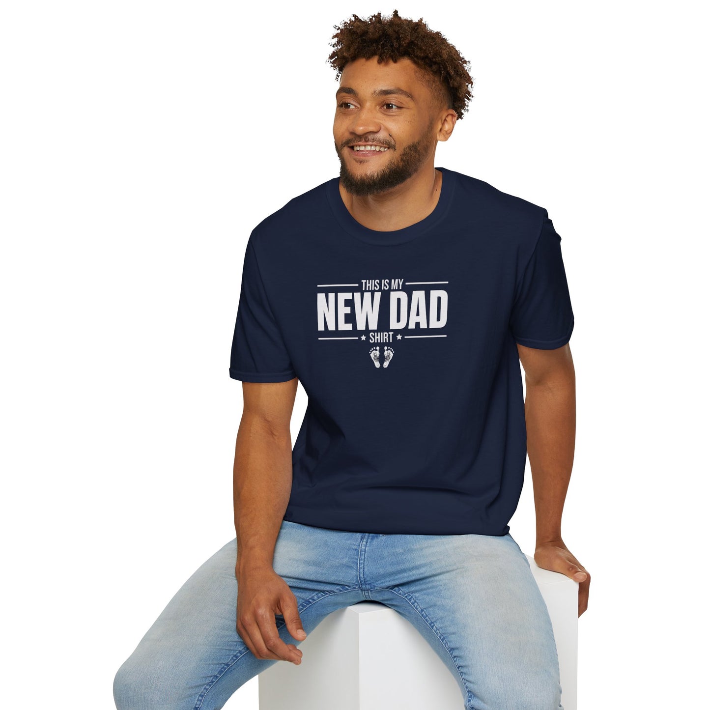 "This Is My New Dad Shirt" Fatherhood T-Shirt