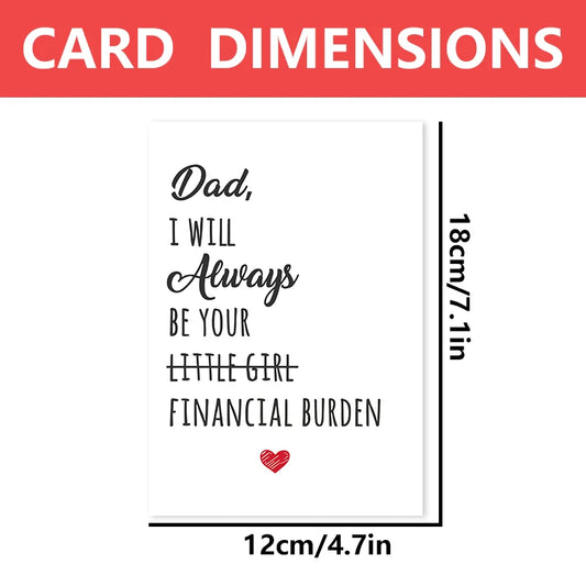 Father’s Day Card: Financial Burden