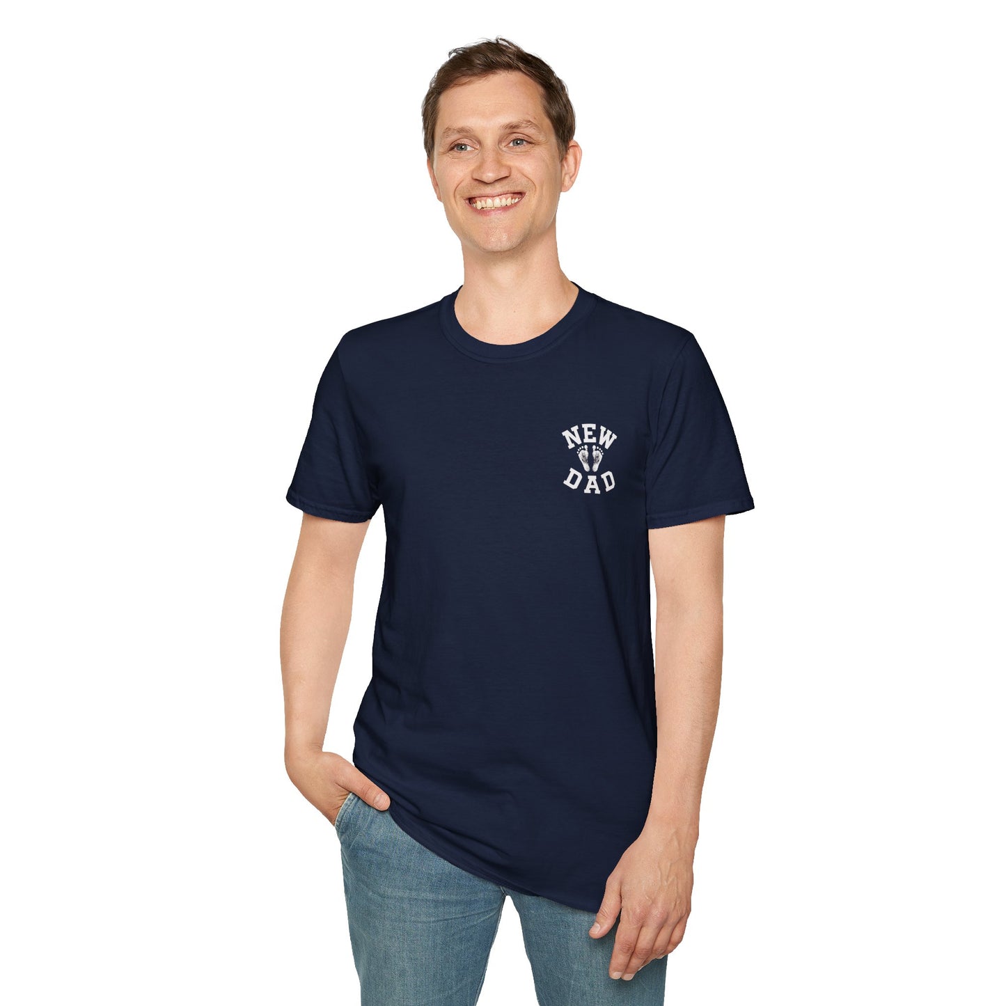 New Dad Badge T-Shirt
