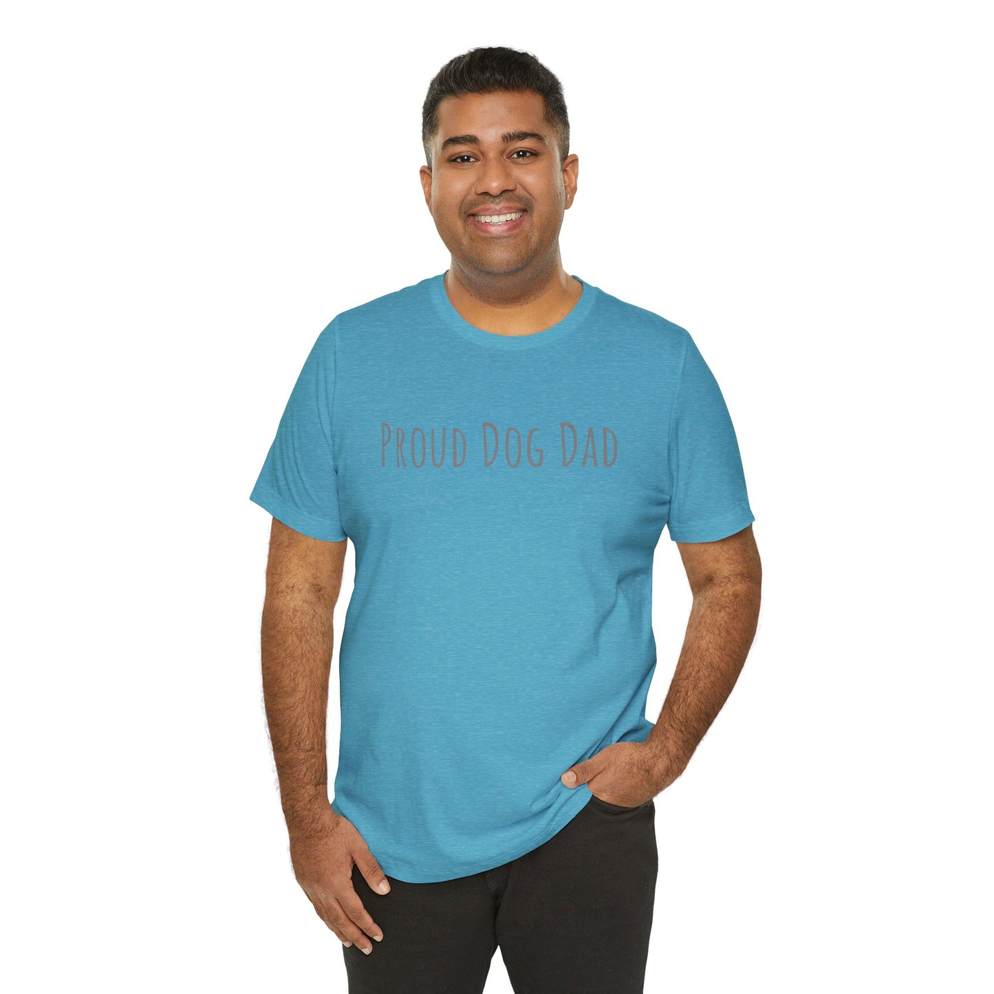 Proud Dog Dad T-Shirt — Bold Text Tee for Dog Lovers (Father's Day Gift)