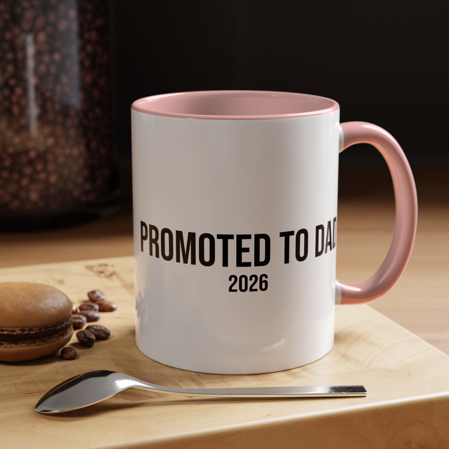 Promoted to Dad Accent Coffee Mug ( 11/15oz)
