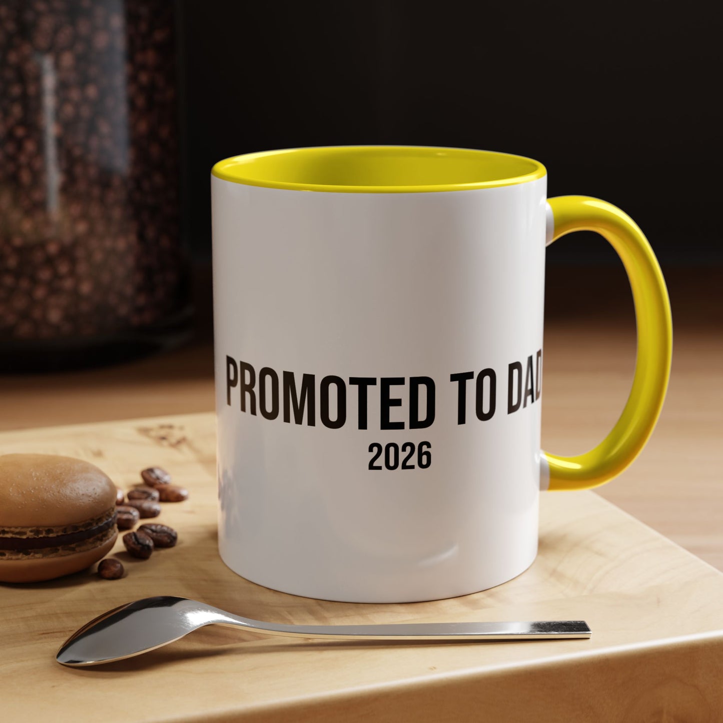 Promoted to Dad Accent Coffee Mug ( 11/15oz)