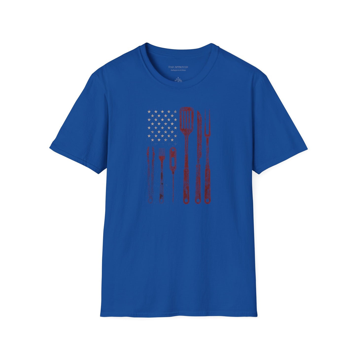 BBQ Utensils Flag T-Shirt
