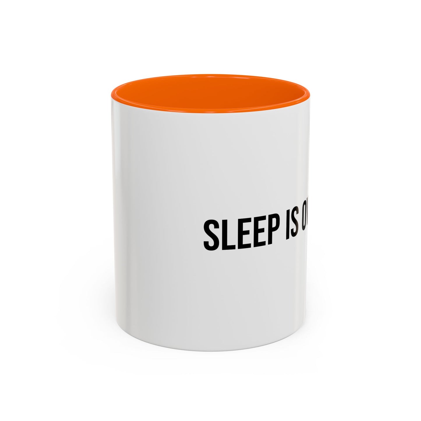Sleep Is Overrated Accent Coffee Mug (11/15oz)