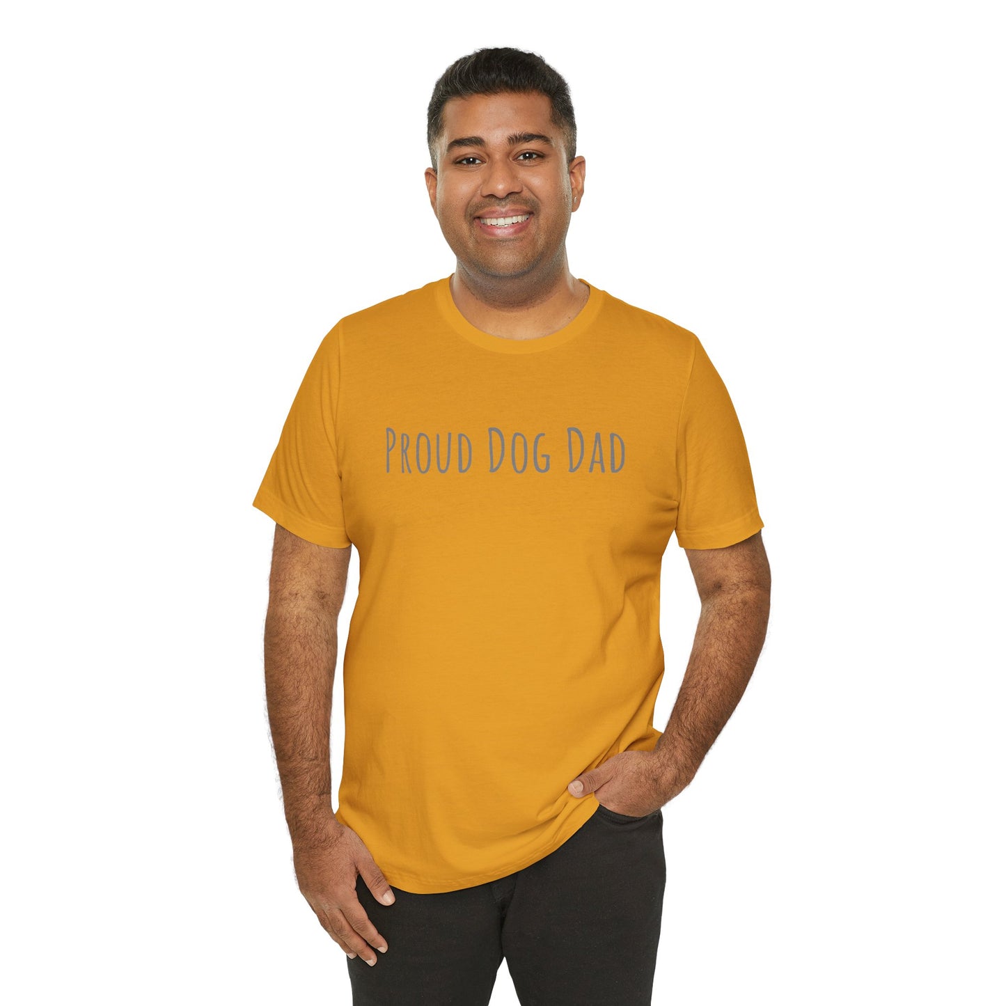 Proud Dog Dad T-Shirt — Bold Text Tee for Dog Lovers (Father's Day Gift)
