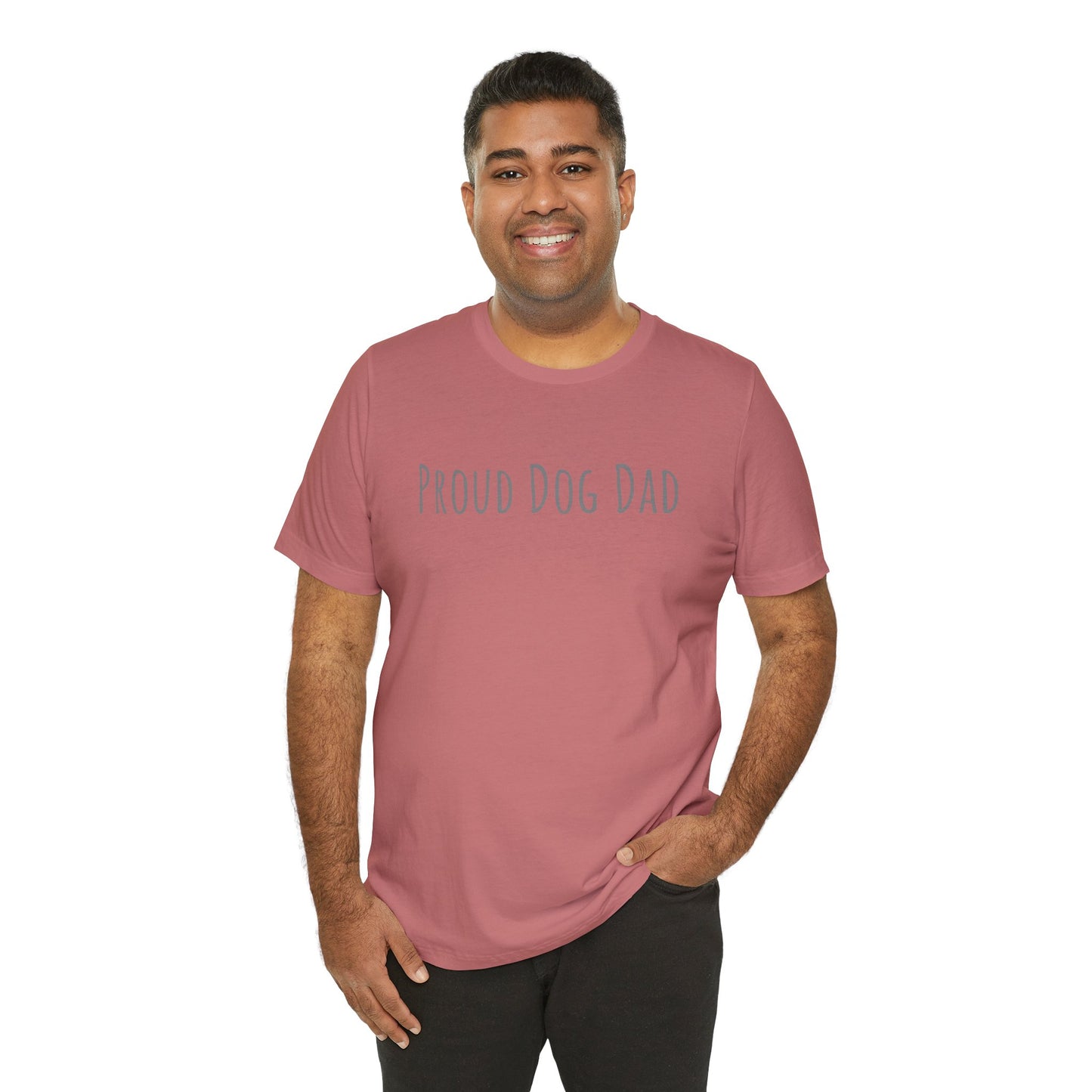 Proud Dog Dad T-Shirt — Bold Text Tee for Dog Lovers (Father's Day Gift)