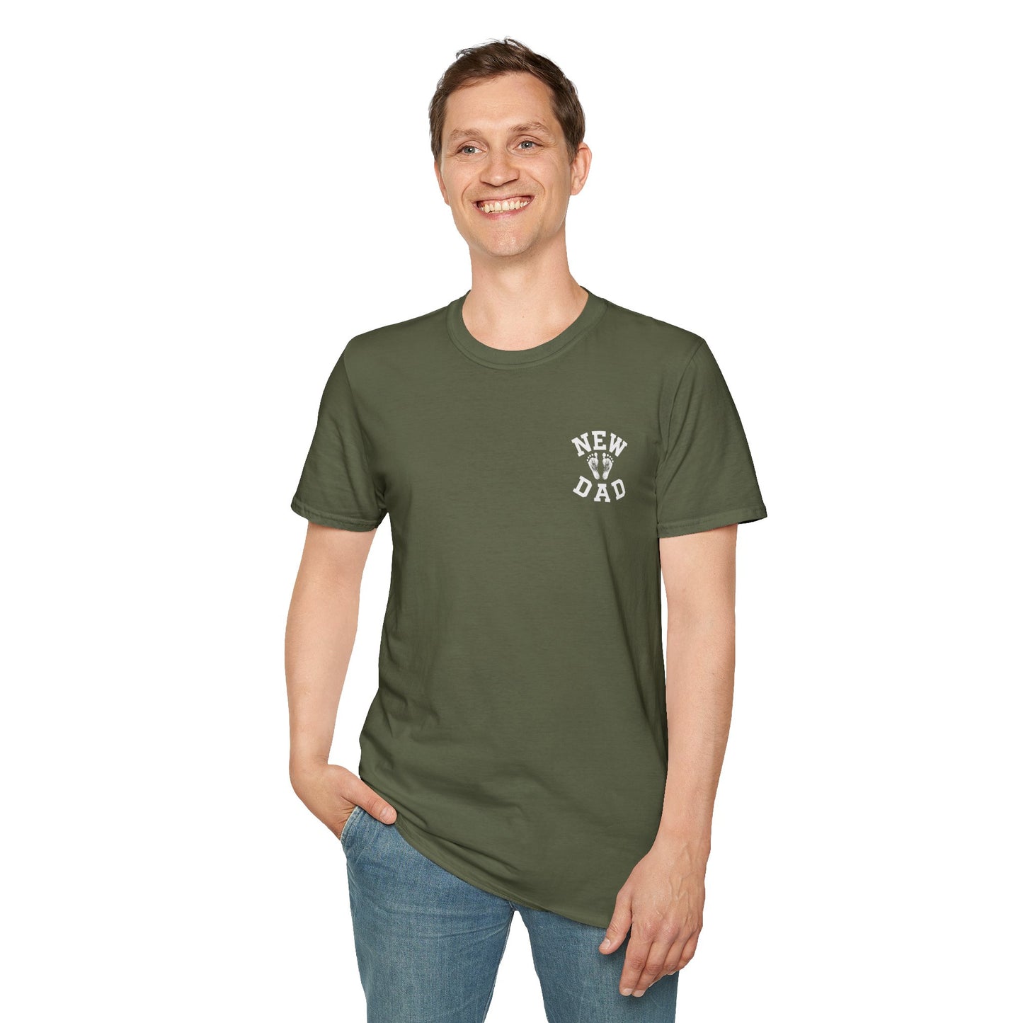 New Dad Badge T-Shirt