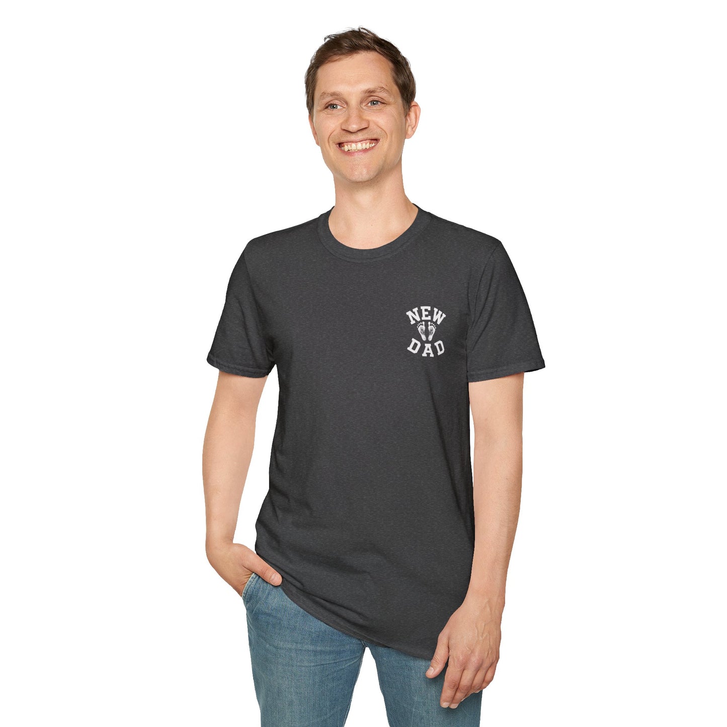 New Dad Badge T-Shirt