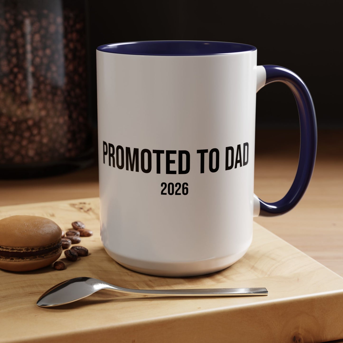 Promoted to Dad Accent Coffee Mug ( 11/15oz)
