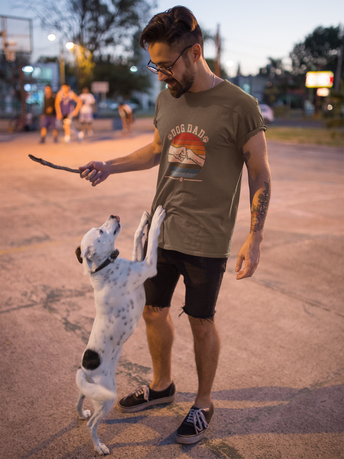 Dog Dad Fist Bump T-Shirt