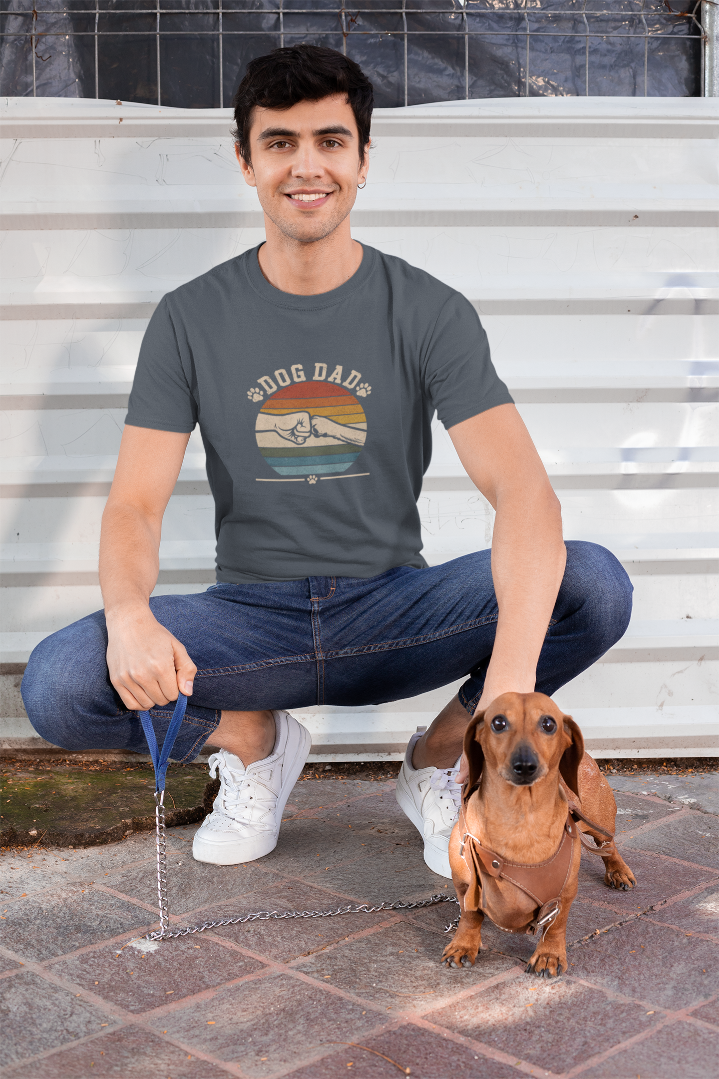 Dog Dad Fist Bump T-Shirt