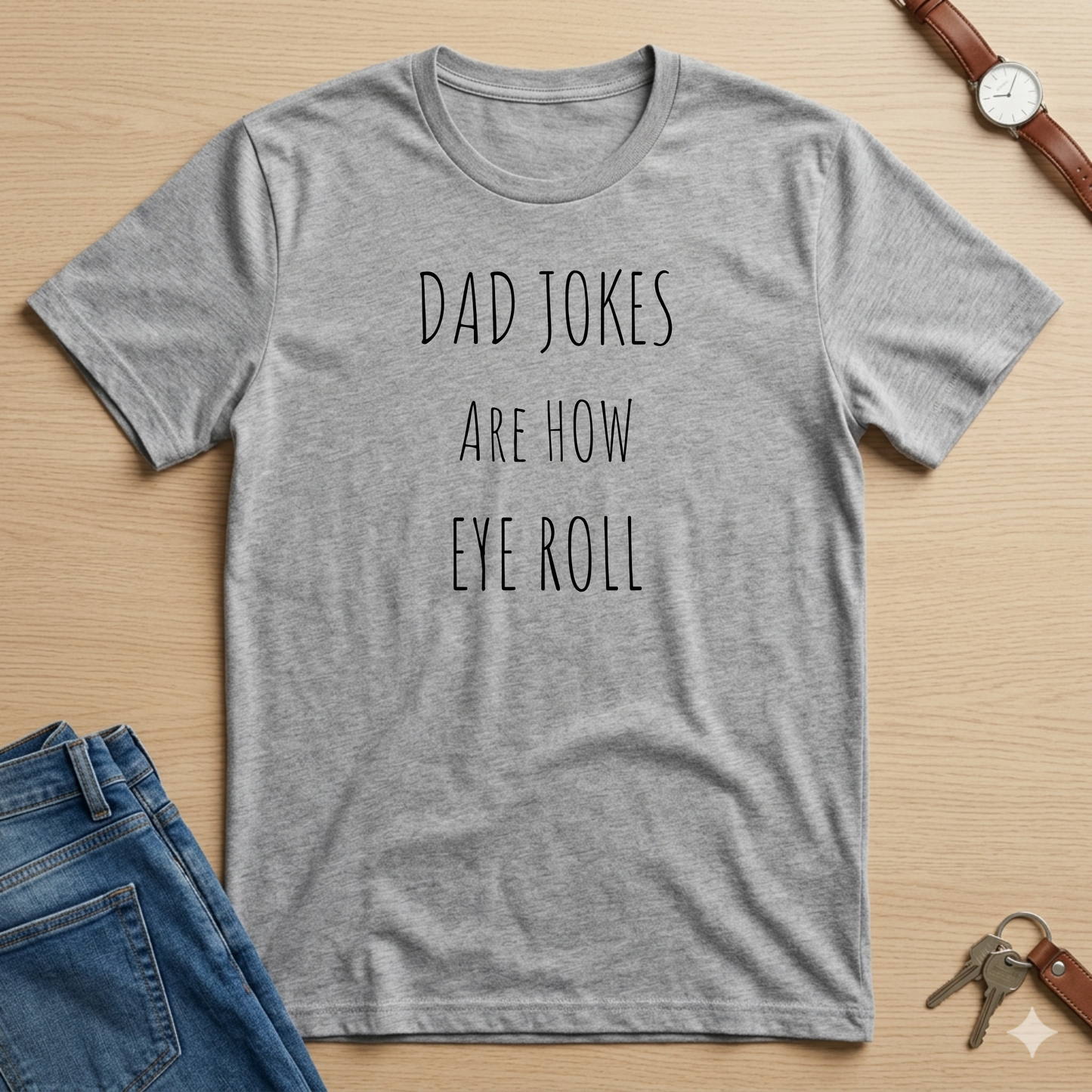Dad Jokes Are How Eye Roll T-Shirt