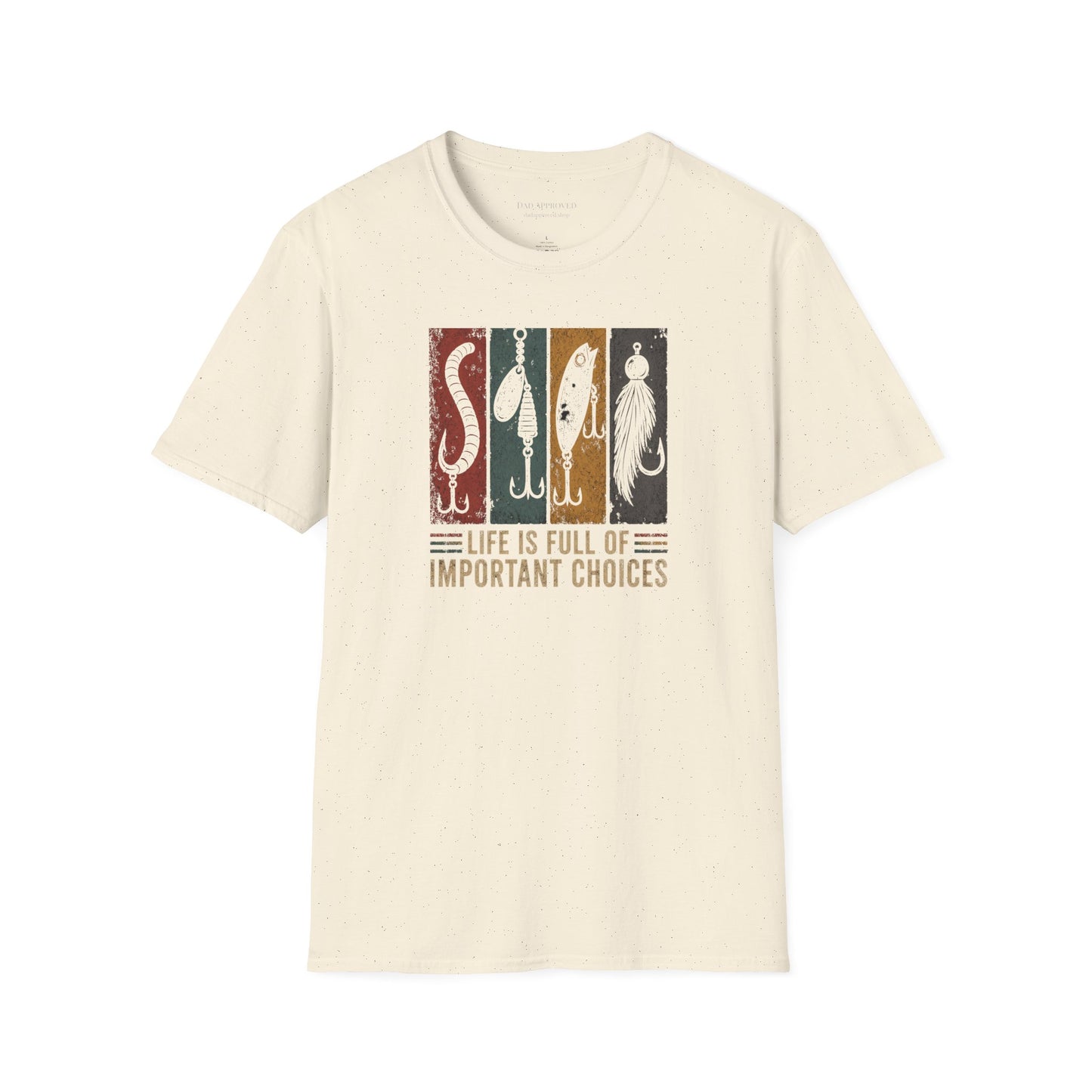 "Life Is Full of Important Choices" Vintage Angler Tee