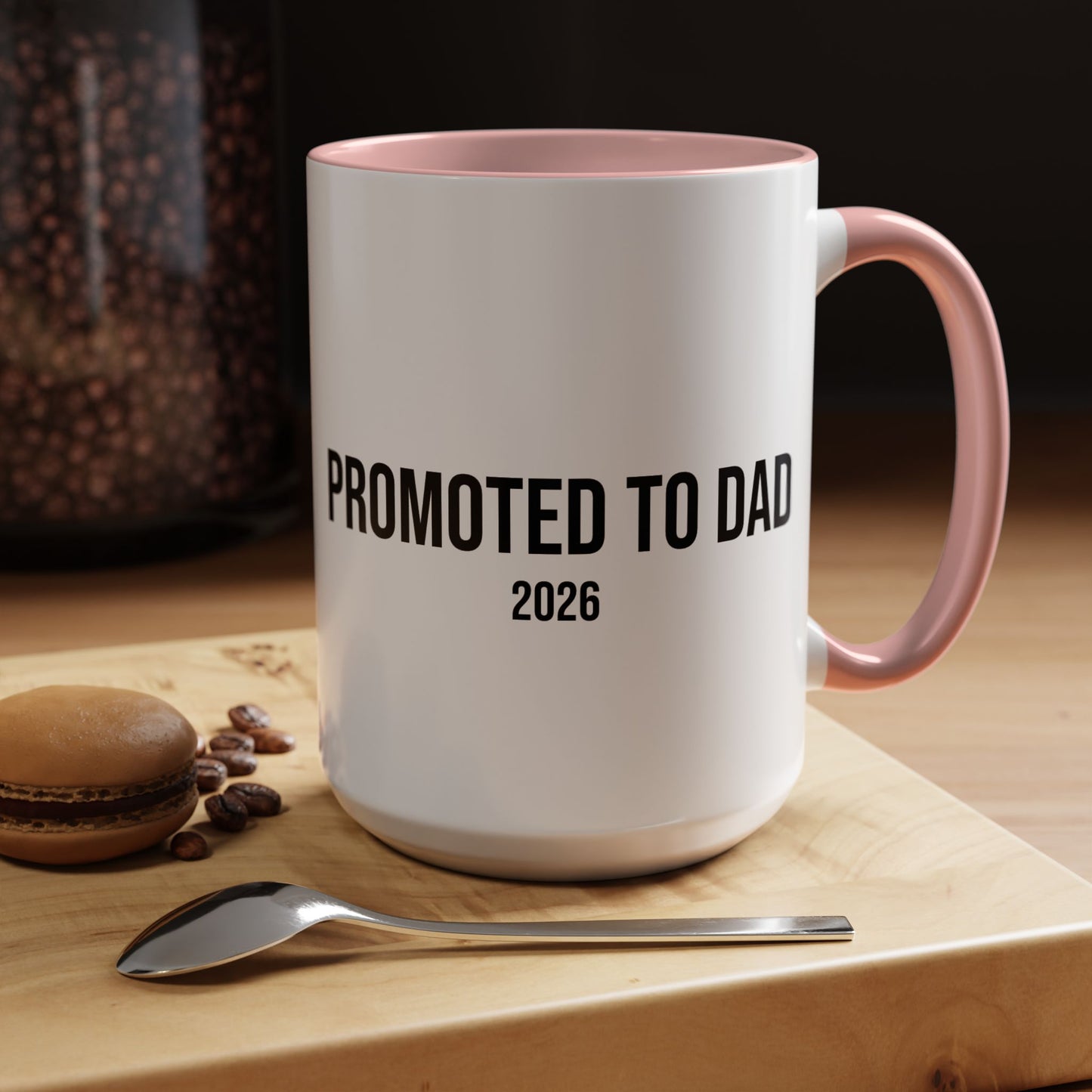 Promoted to Dad Accent Coffee Mug ( 11/15oz)