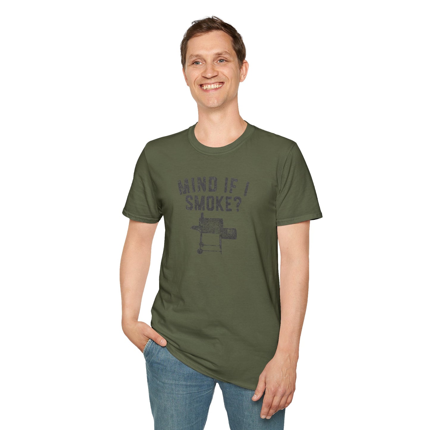 "Mind If I Smoke?" BBQ Smoker T-Shirt