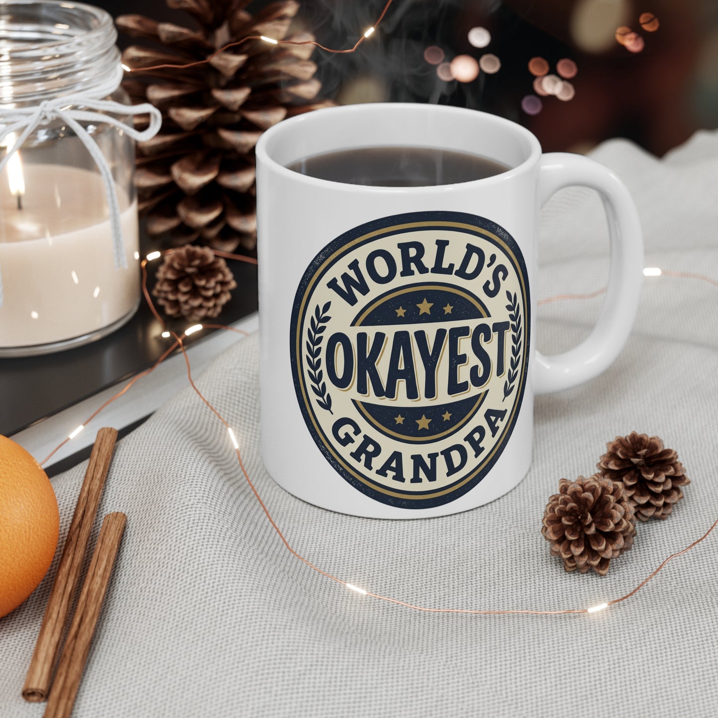 World's Okayest Grandpa Coffee Mug (11oz)