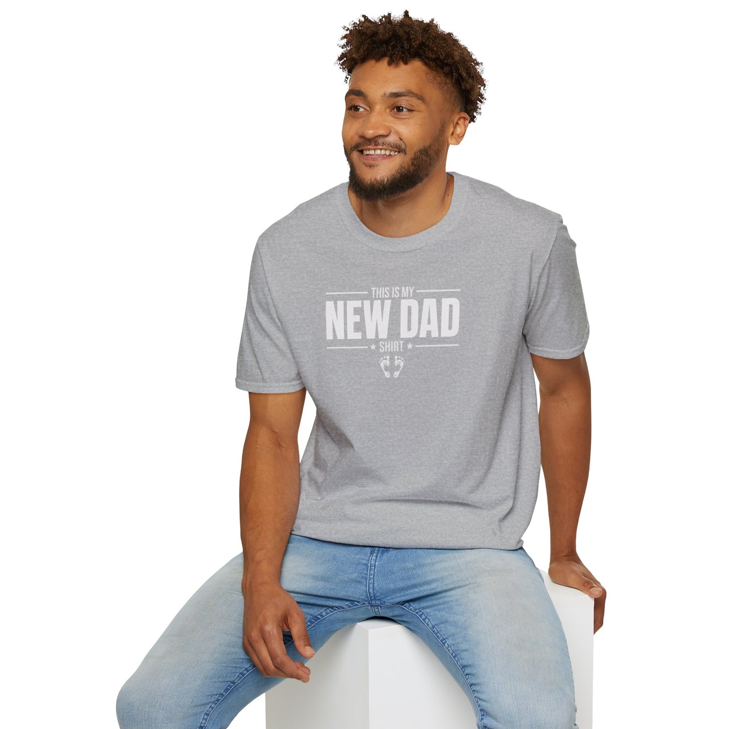 "This Is My New Dad Shirt" Fatherhood T-Shirt