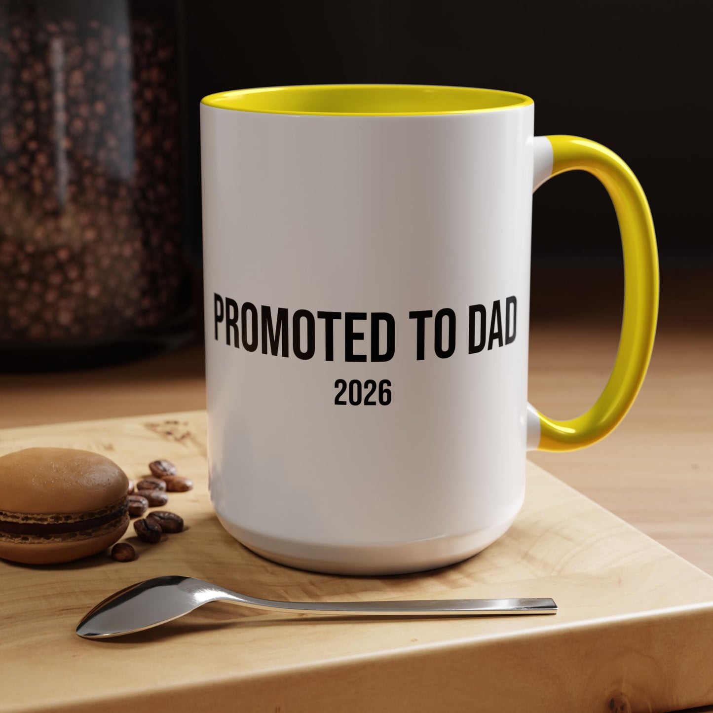 Promoted to Dad Accent Coffee Mug ( 11/15oz)