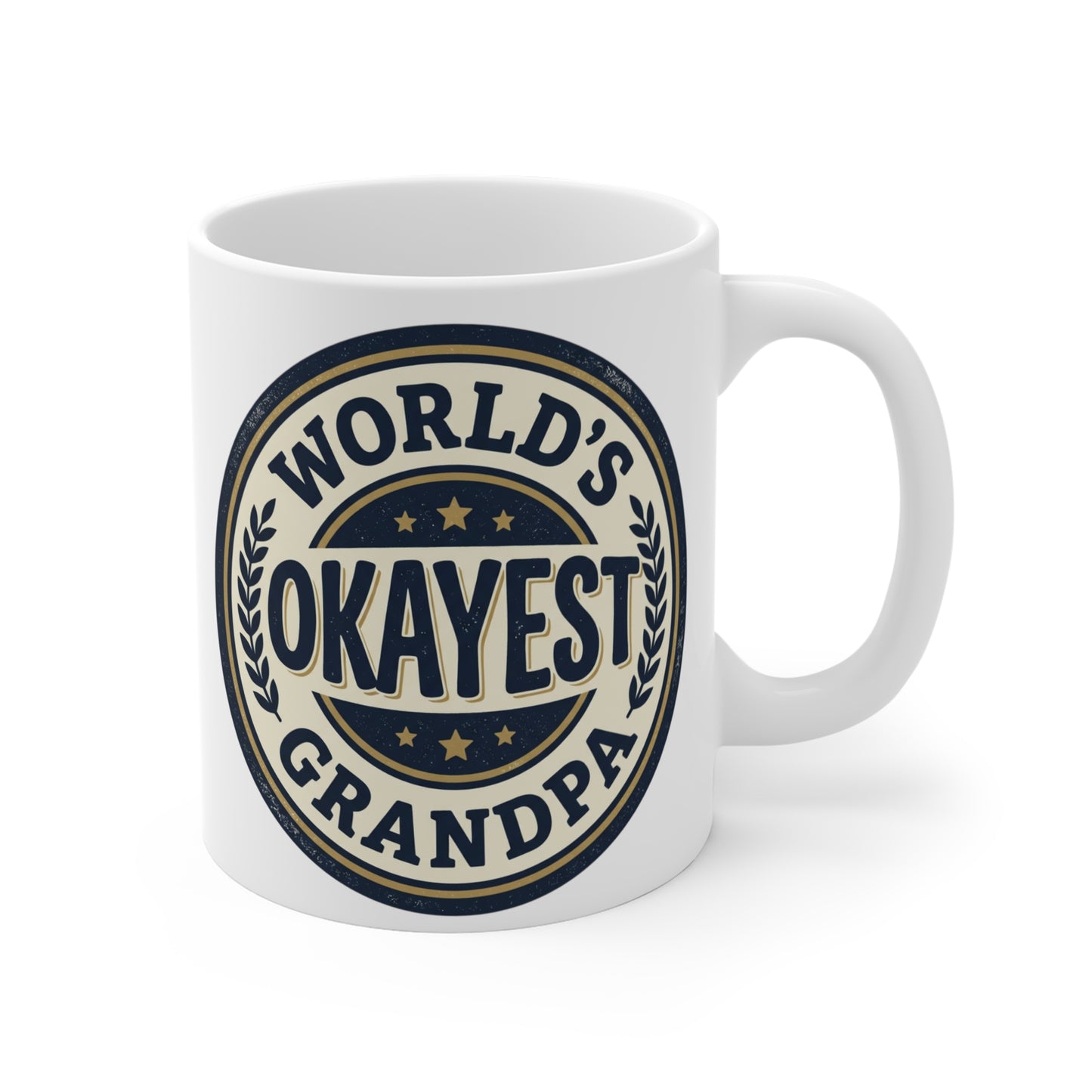 World's Okayest Grandpa Coffee Mug (11oz)