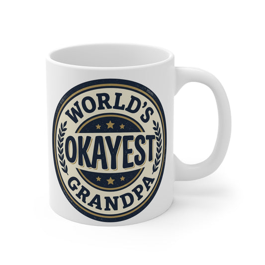 World's Okayest Grandpa Coffee Mug (11oz)