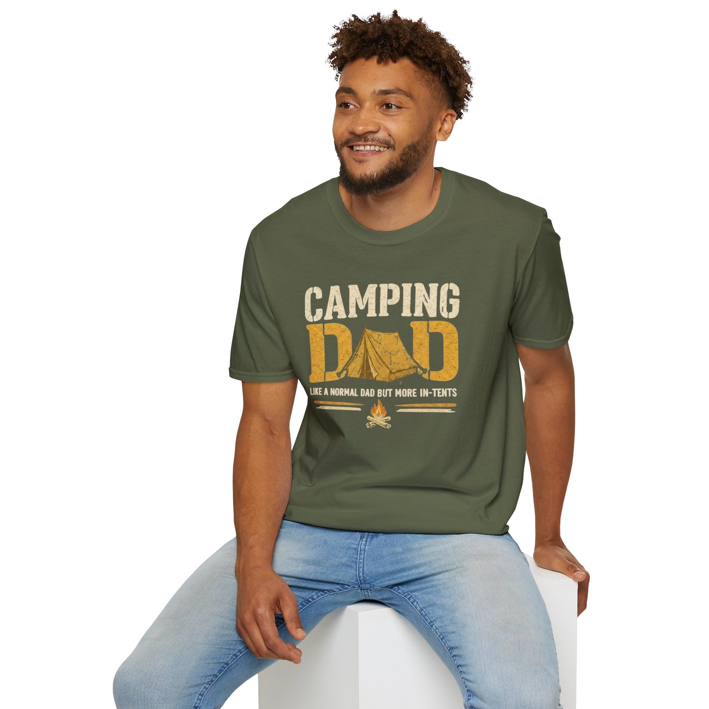 Camping Tent Dad T-Shirt