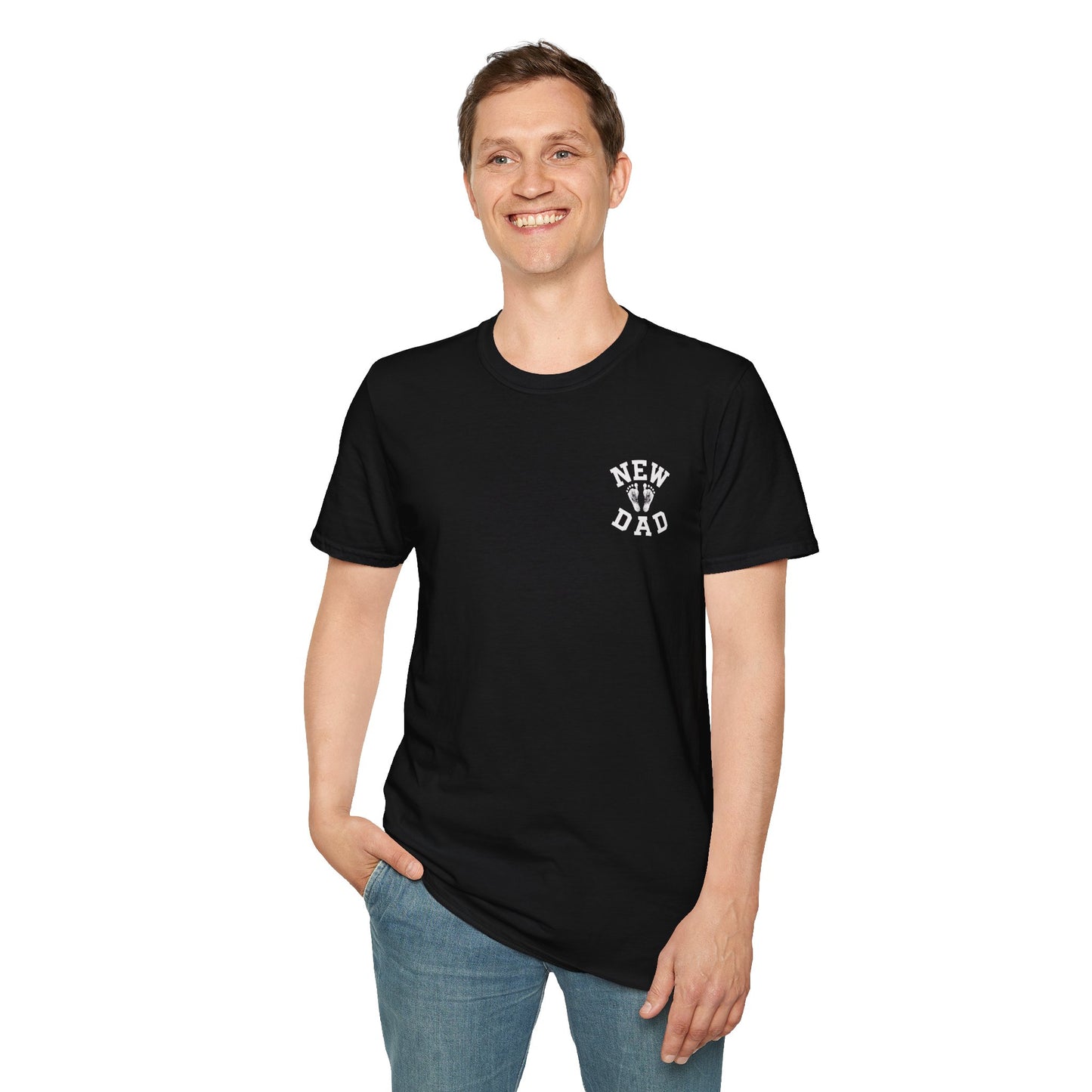 New Dad Badge T-Shirt