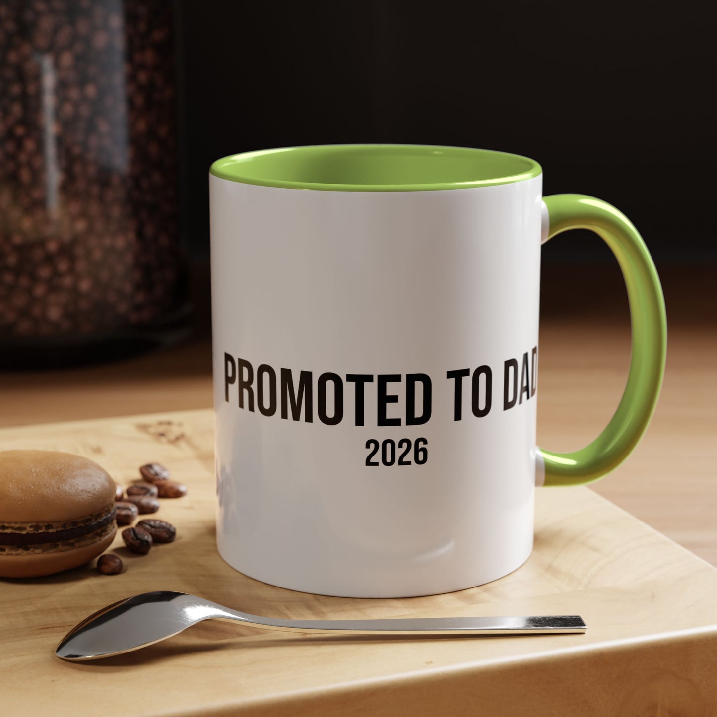 Promoted to Dad Accent Coffee Mug ( 11/15oz)