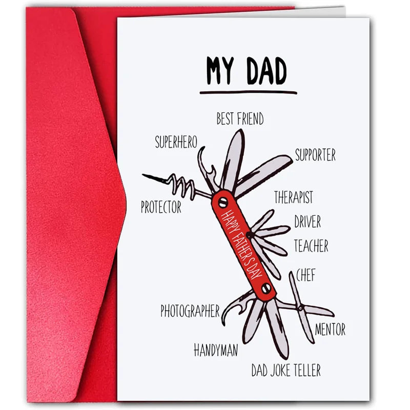 Father’s Day card: Knife