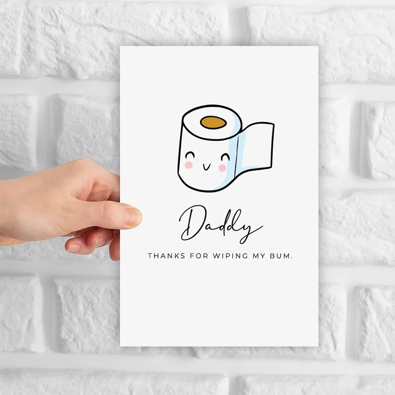 Toilet Paper Father’s Day card
