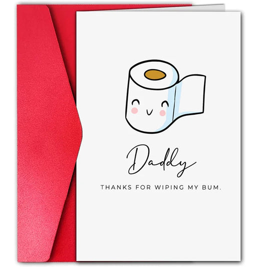 Toilet Paper Father’s Day card