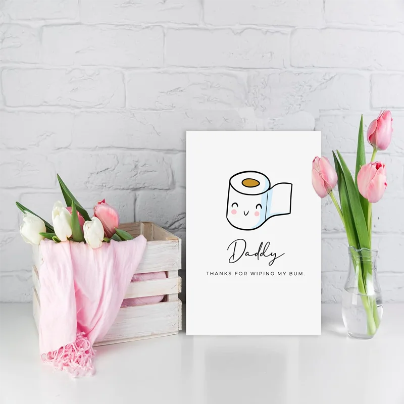 Toilet Paper Father’s Day card