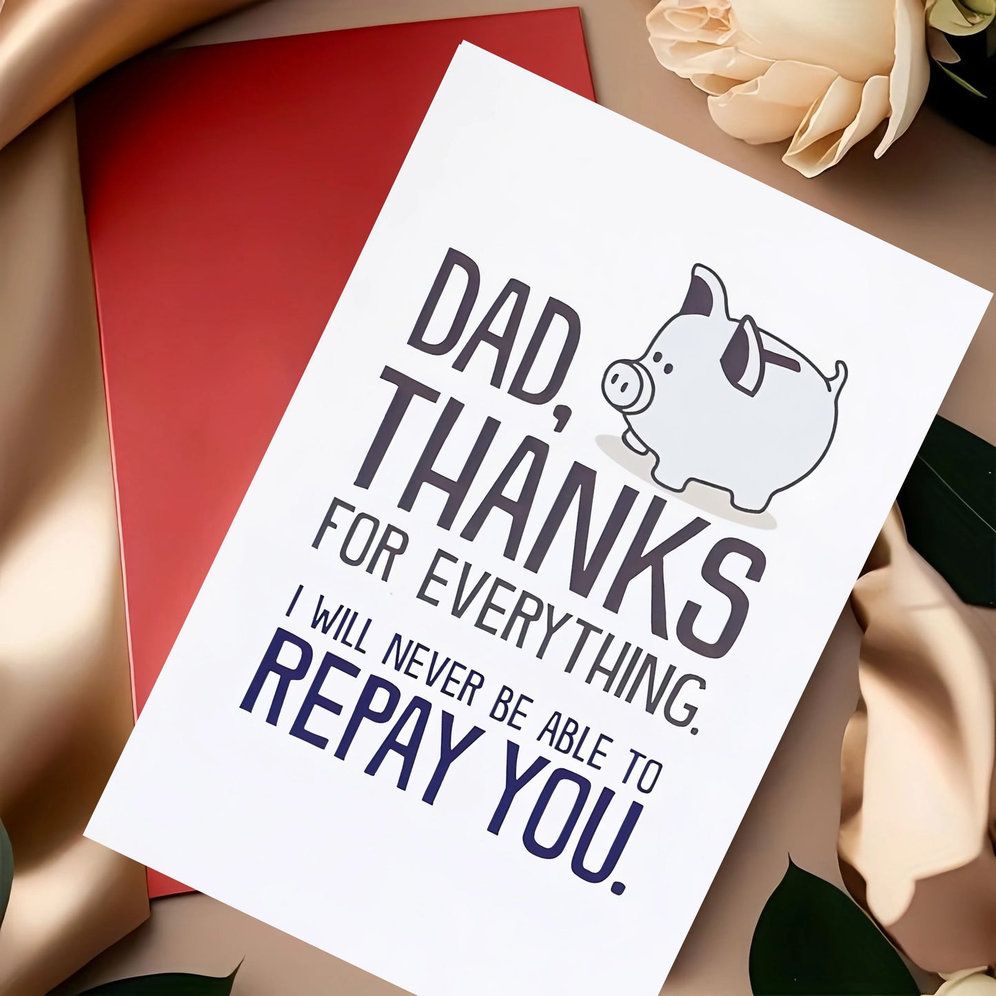 Father's Day Card: Repay Pig