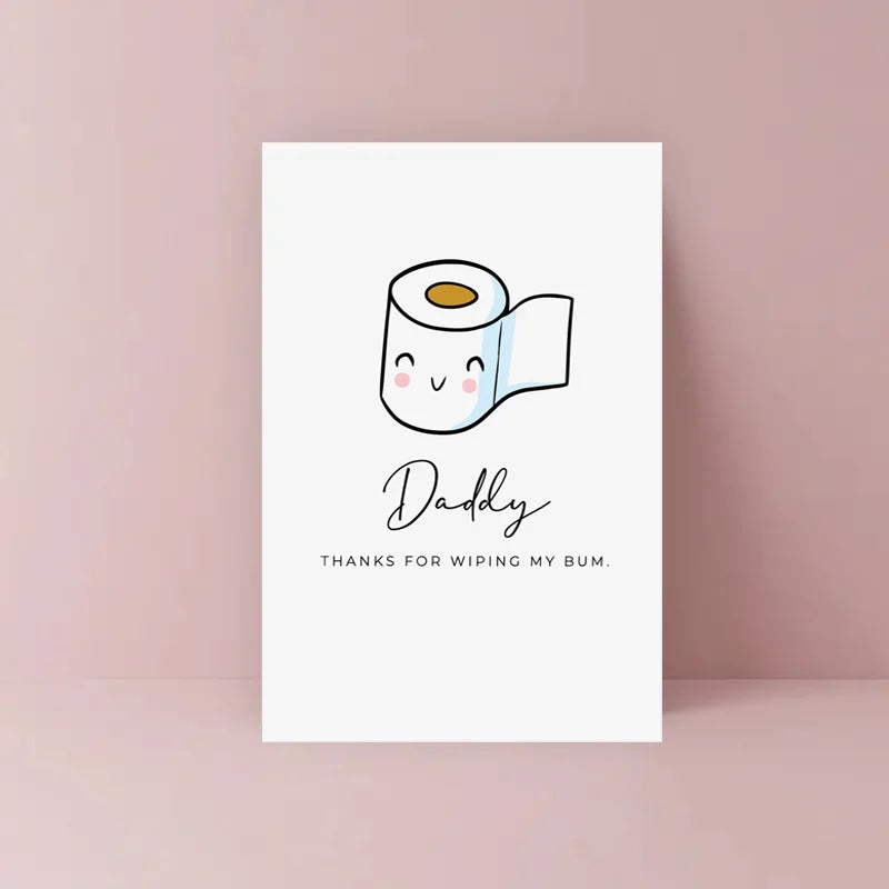 Toilet Paper Father’s Day card