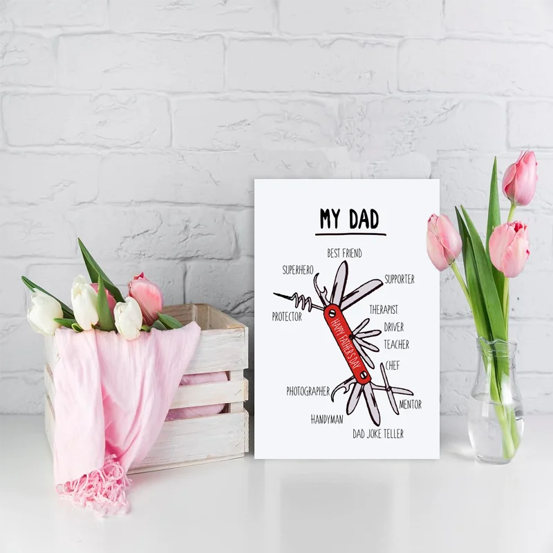 Father’s Day card: Knife