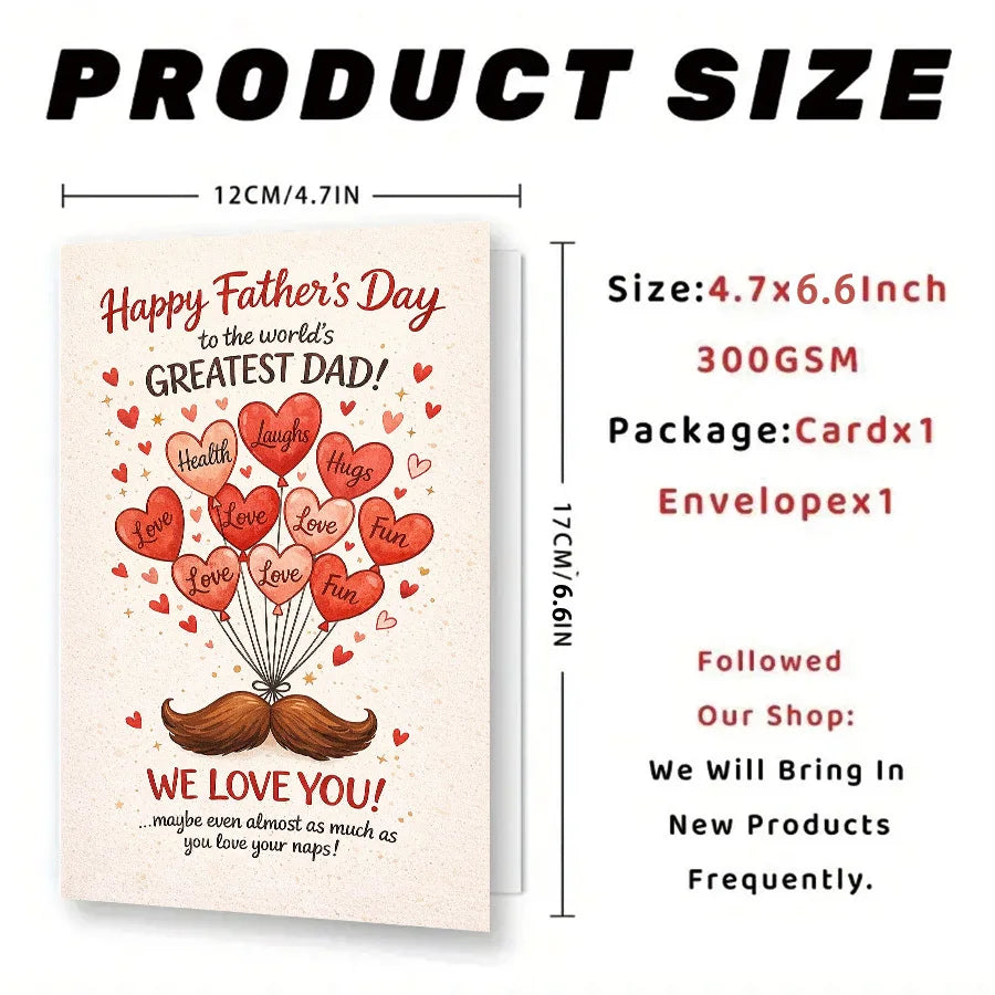 Father's Day Card: Best Dad in the World