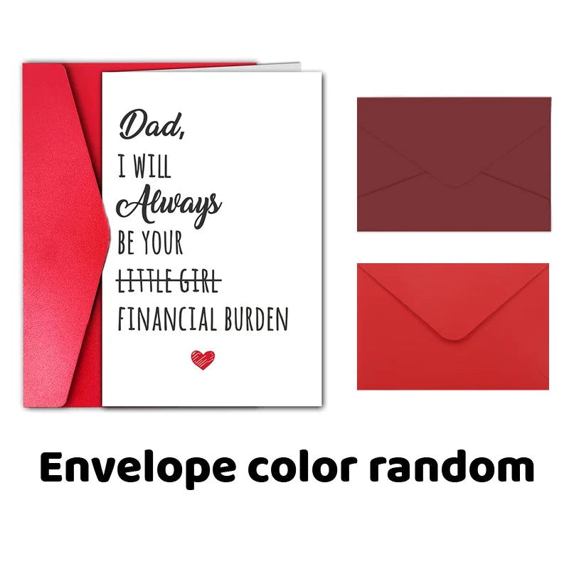 Father’s Day Card: Financial Burden