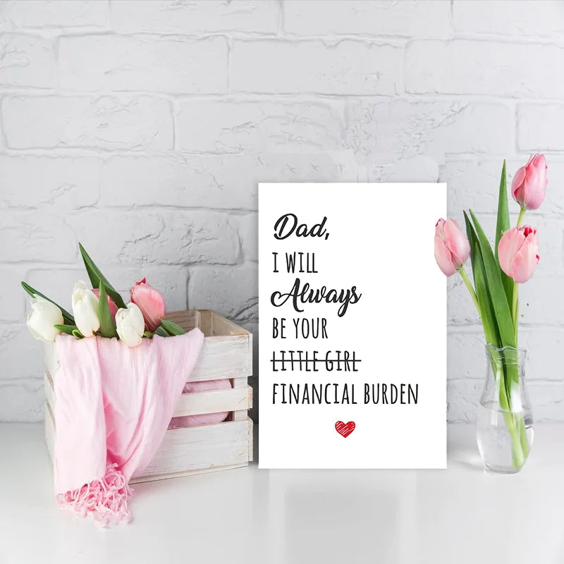Father’s Day Card: Financial Burden