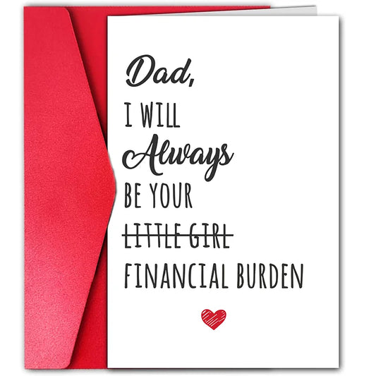 Father’s Day Card: Financial Burden