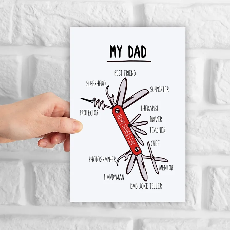 Father’s Day card: Knife