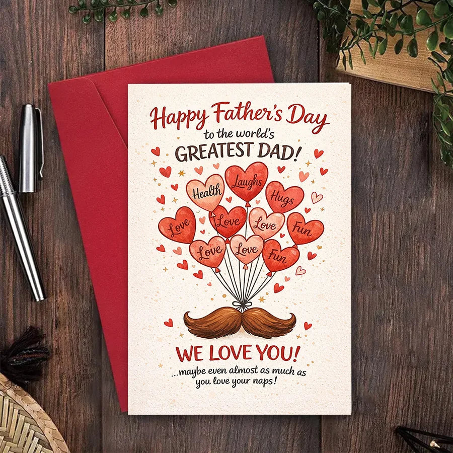 Father's Day Card: Best Dad in the World