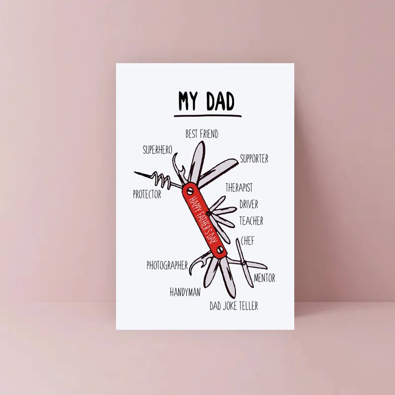 Father’s Day card: Knife